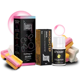 Жидкость Набор Chaser Black Bubblegum 30мл 5%