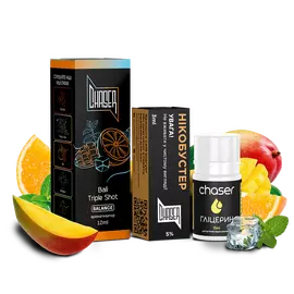 Жидкость Набор Chaser Black Bali Triple Shot 30мл 5%
