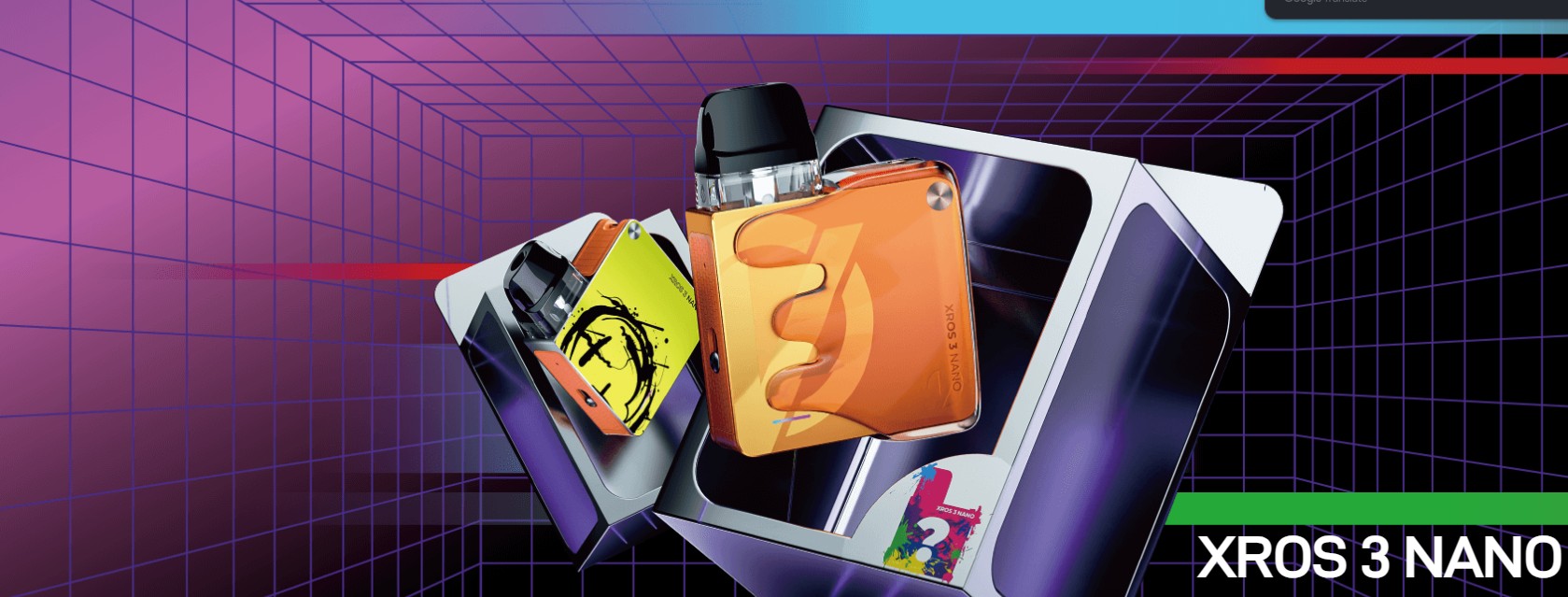 Багаторазка Vaporesso Xros 3 Nano Silver