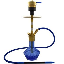 Кальяни Amy Deluxe SS 33.02 GD-BU (Емі Делюкс) Золото - Синій