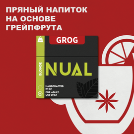 Тютюн для кальяну Nual Grog (Нуал Апельсиновий пряний напій) 100 грам