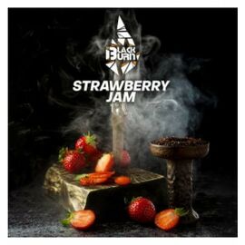 Тютюн Burn Black Strawberry Jam (Берн Блек Полуничний Джем) 100 грам