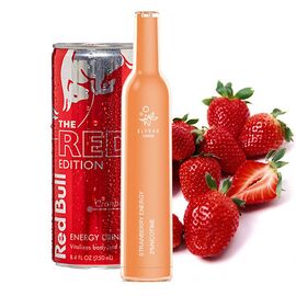 Одноразка Elf Bar CR500 Red Bull Strawberry (Ельф бар Ред Булл Полуниця)