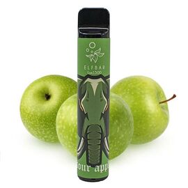 Одноразка Elf Bar 1500 Sour Apple (Ельф бар Кисле Яблуко)