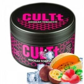 Тютюн CULTT С35 Passion Fruit Cantaloupe Strawberry Ice (Культт Маракуйя Диня Мед Полуниця Лід) 100 грам