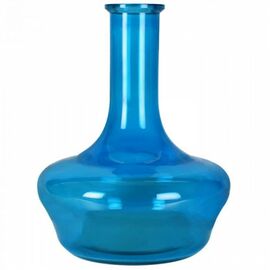 Колба для кальяну 2х2 під ущільнювач Pear (Груша) блакитна