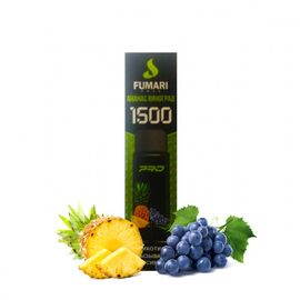 Одноразка Fumari 1500 Pro Ананас Виноград