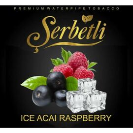 Тютюн Serbetli Ice Raspberry Acai (Щербетлі Айс малина асаї) 50 грам