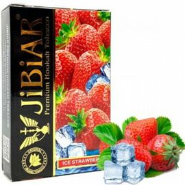 Тютюн Jibiar Ice Strawberry (Джибіар Айс Полуниця), 50 грам
