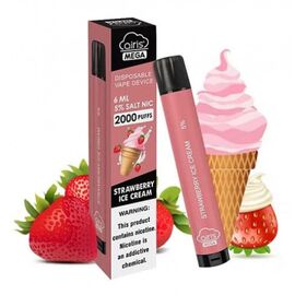 Одноразка Airis Mega 2000 Strawberry Ice Creami (Аіріс Полуничне Морозиво)