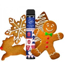 Одноразка Elf Bar 1500 Christmas Edition Ginger Man (Ельф Імбирний пряник)