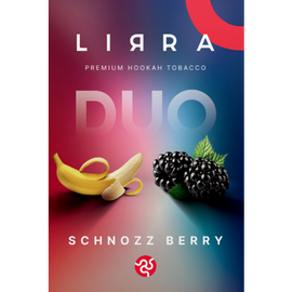 Тютюн Lirra Schnozz Berry (Лірра Банан Ожевика) 50 гр