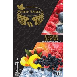 Тютюн для кальяну White Angel Ice Peach Berry Mix (Білий янгол Айс Персик Ягоди Мікс) 50 грам
