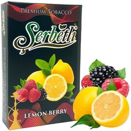 Тютюн Serbetli Lemon Berry (Щербетлі Лимон ягоди) 50 грам