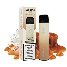 Одноразка Elf Bar 3600 Russian Cream (Ельф бар Російський Крем)