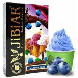 Тютюн Jibiar Plombir Blue (Джибіар Черничний Пломбір) 50 грам