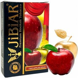 Тютюн Jibiar Two Apple Gold (Джибіар Два Яблука Голд) 50 грам
