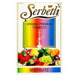 Тютюн Serbetli mixed fruits - multifruits (Щербетлі Фруктовий мікс - мультифрукт) 50 грам
