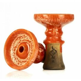 Чаша для кальяну LOONA Crater помаранчева rusty