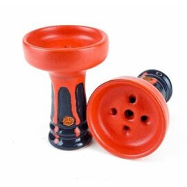 Чаша для кальяна RS Bowls GS Mat черная с красным