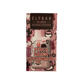 Одноразка Elf ​​Bar BC4000 Peach Mango Waterme Limited Edition (Ельф бар Персик Манго Кавун)
