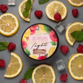 Тютюн 420 Light Line Айс Малина Лимон Summer Limited Edition 100 грам
