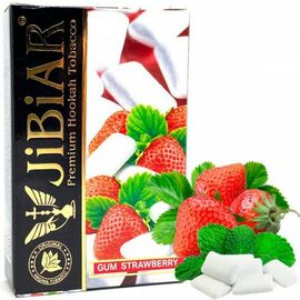 Тютюн Jibiar Strawberry Gum (Джибіар Полуниця Жуйка) 50грам
