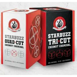 Вугілля Starbuzz Quad-cut (під калауд на 4 сегменти)