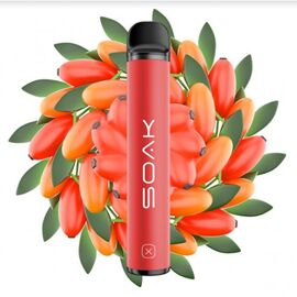 Одноразка Soak 1500 Barberry (Соак Барбарисовий Льодяник) 2%