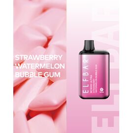 Одноразка Elf ​​Bar BС5000 ULTRA Strawberry Watermelon Bubble Gum (Полуниця Кавун Бабл-Гам)
