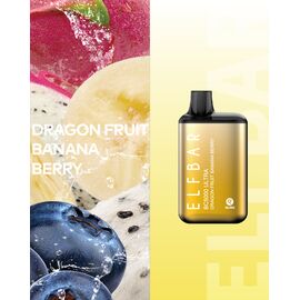 Одноразка Elf ​​Bar BС5000 ULTRA Dragon Fruit Banana Berry (Пітайя Банан Ягода)
