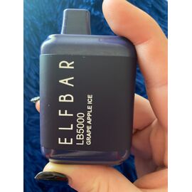 Одноразка Elf Bar LB5000 Grape Apple Ice (Виноград Яблоко Айс)