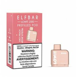 Картриджі Elf Bar Lowit 2500 Juice Peach (Ловіт Персиковий Сік)