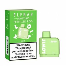 Картриджі Elf Bar Lowit 2500 Mint (Ловіт М'ята)
