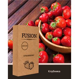 Табак Fusion Medium Strawberry (Фьюжн Клубника) 100 грамм
