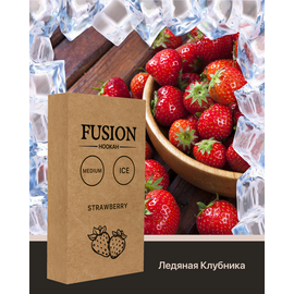 Табак Fusion Medium Ice Strawberry (Фьюжн Айс Клубника) 100 грамм