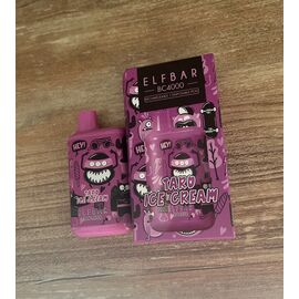 Одноразка Elf ​​Bar BC4000 Taro Ice Cream Limited Edition (Ельф Бар Морозиво Таро)