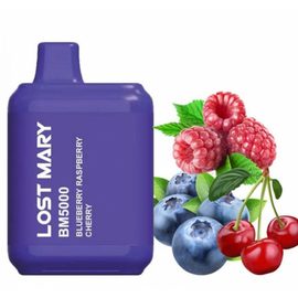 Одноразка Lost Mary CM5000 Blueberry Raspberry Cherry (Лост Мері Чорниця Малина Вишня)