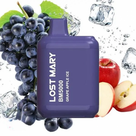 Одноразка Lost Mary CM5000 Grape Apple Ice (Лост Мері 5000 Виноград Яблуко Айс)