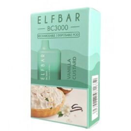 Одноразка Elf Bar BC3000 Vanilla Custard (Ельф бар Ванільний Крем)