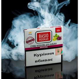 Тютюн Basio Hookah Grape (Базіо Хука Виноград) 100 грам