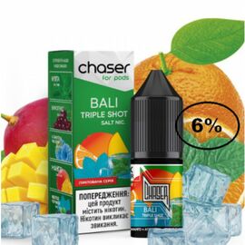 Жидкость Chaser Bali Triple Shot (Чейзер Апельсин Манго Трипл Шот) 10мл, 6%