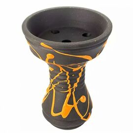 Чаша для кальяну Gusto Bowls Killa Bowl Black-Orange