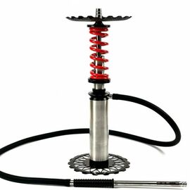 Кальяни Trumpet Rider - Steel Червоний з дифузором