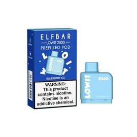 Картриджі Elf Bar Lowit 2500 Blueberry Ice (Ловіт Чорниця Айс)