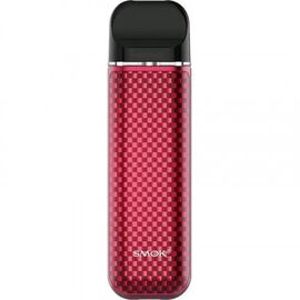 Smok Novo 3 Kit 800 мАч Red Carbon Fiber Многоразовая Pod-система