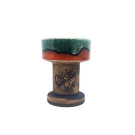 Чаша для кальяну Gusto Bowls Rook Green Red
