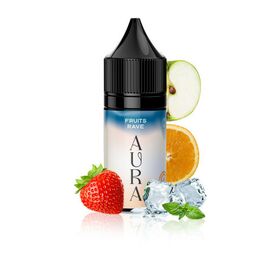 Рідина Aura Fruits Rave (Яблуко Полуниця Апельсин Лід) 15 мл, 5%