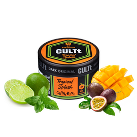 Тютюн CULT Medium M07 Tropical Splash (Лайм М'ята Маракуя Манго) 100гр