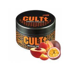 Тютюн Cult Medium M26 Passion Fruit Peach (Маракуйя Персик) 100гр